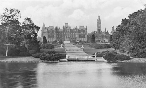 Eaton Hall, East Front from the River