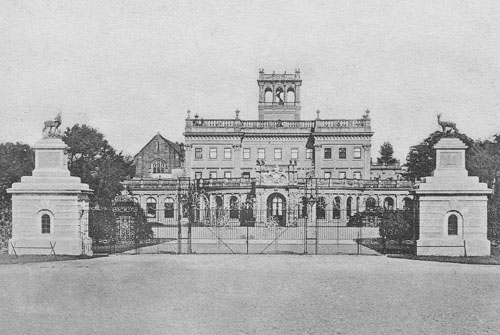 Trentham Hall - main gates